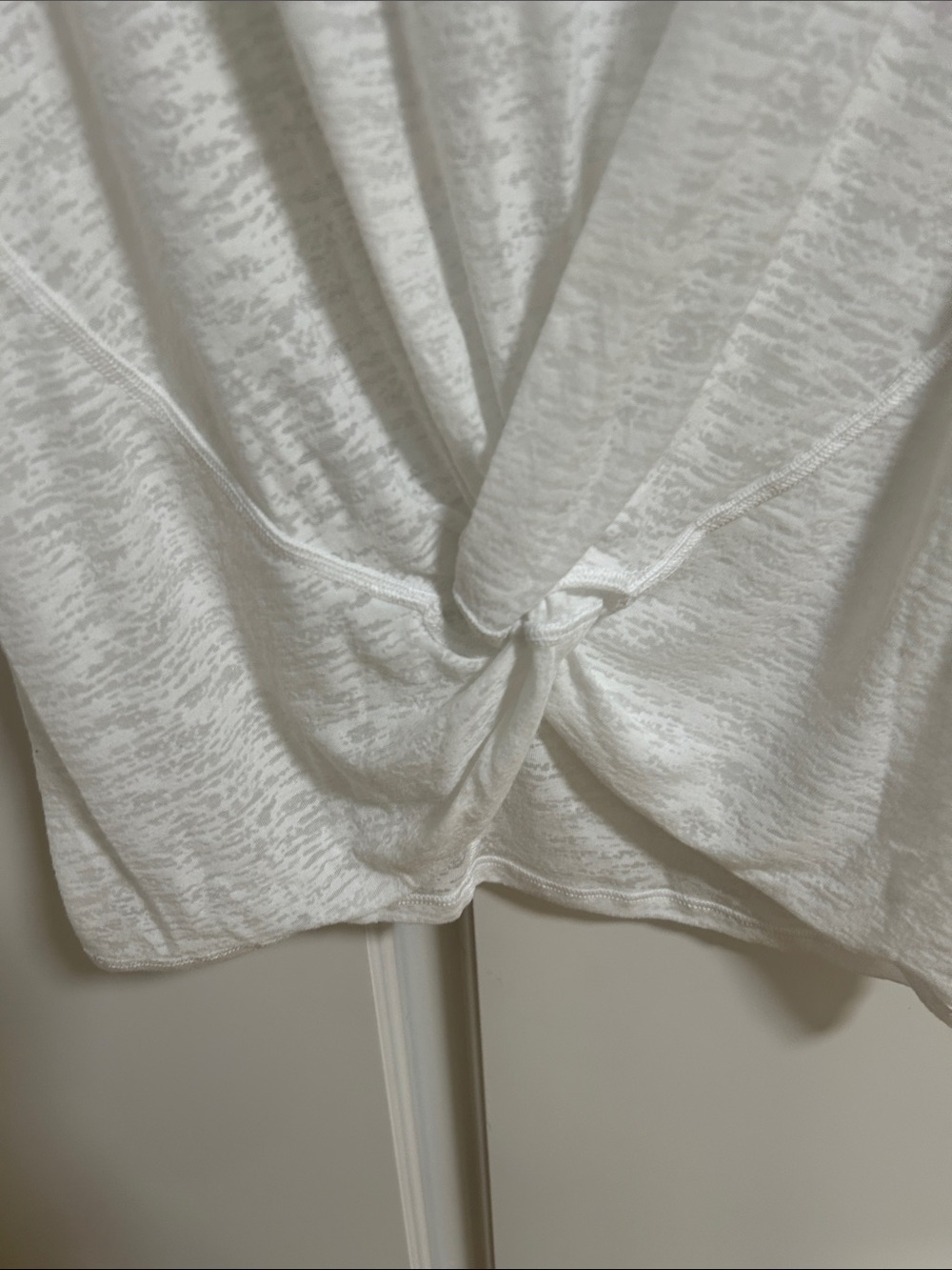 lululemon White Twist-Front Tank Small - Picture 2 of 3